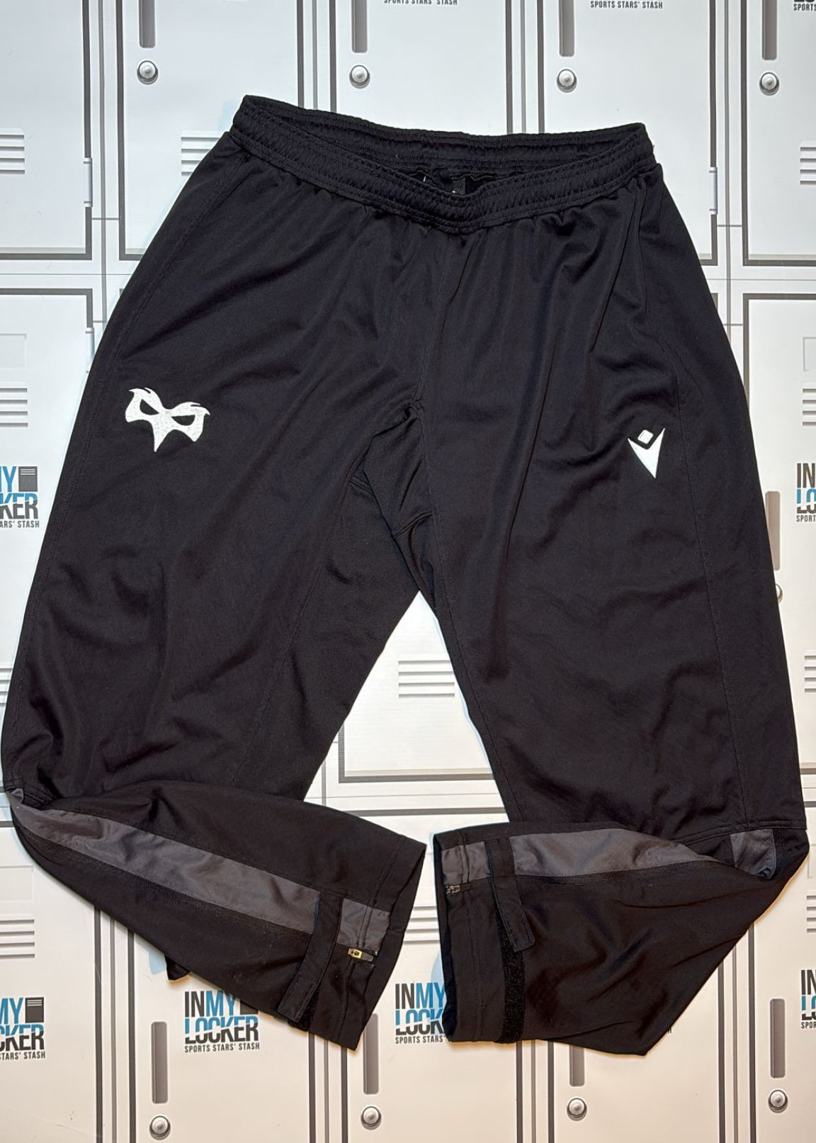 Ospreys Rugby - Macron Club Contact Drill Pants [Black]