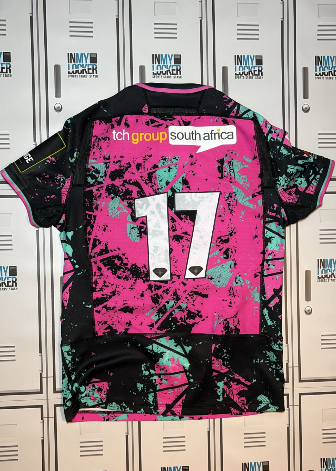 Ospreys Rugby - Macron Club EPCR Challenge Cup Match Shirt Numbered 17 [Pink]