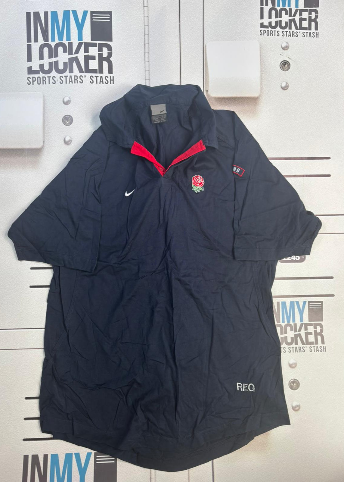 England Rugby - Initialled Polo Shirt [Navy]