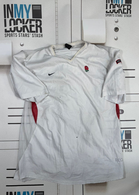 England Rugby - Initialled Warm Weather Training Top [White]