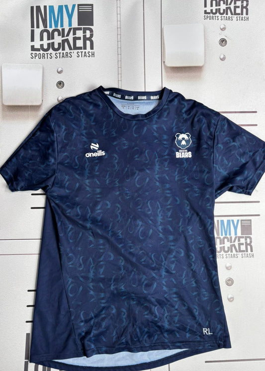 Rich Lane - Bristol Bears Name Pattern Gym T-Shirt