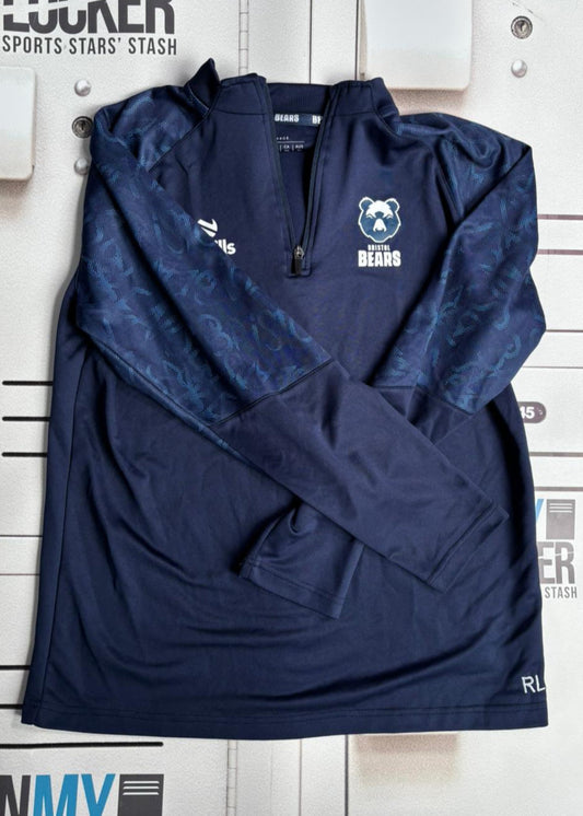 Rich Lane - Bristol Bears Initialled 1/4 Zip Training Jacket [Navy]