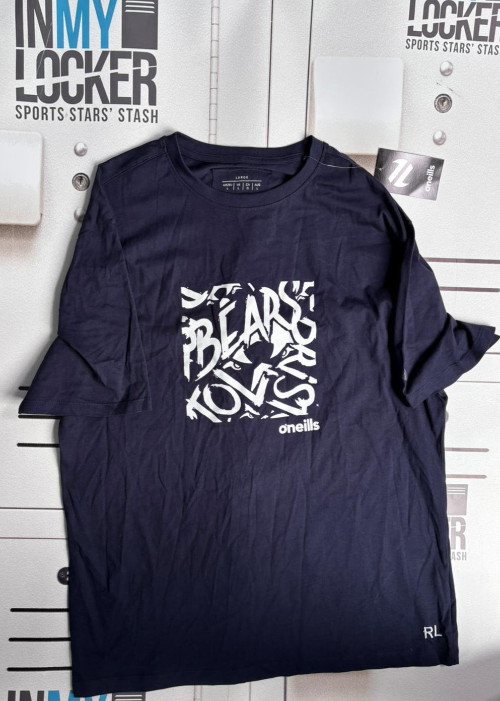 Rich Lane - Bristol Bears Initialled Name Pattern T-Shirt [Navy]