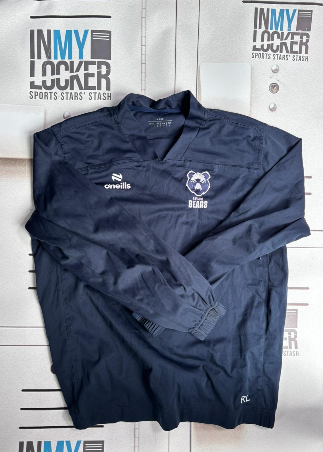 Rich Lane - Bristol Bears Initialled Waterproof Training Top [Navy]
