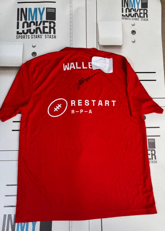 Restart - Northampton Saints : Ethan Waller Signed T-Shirt [Red]