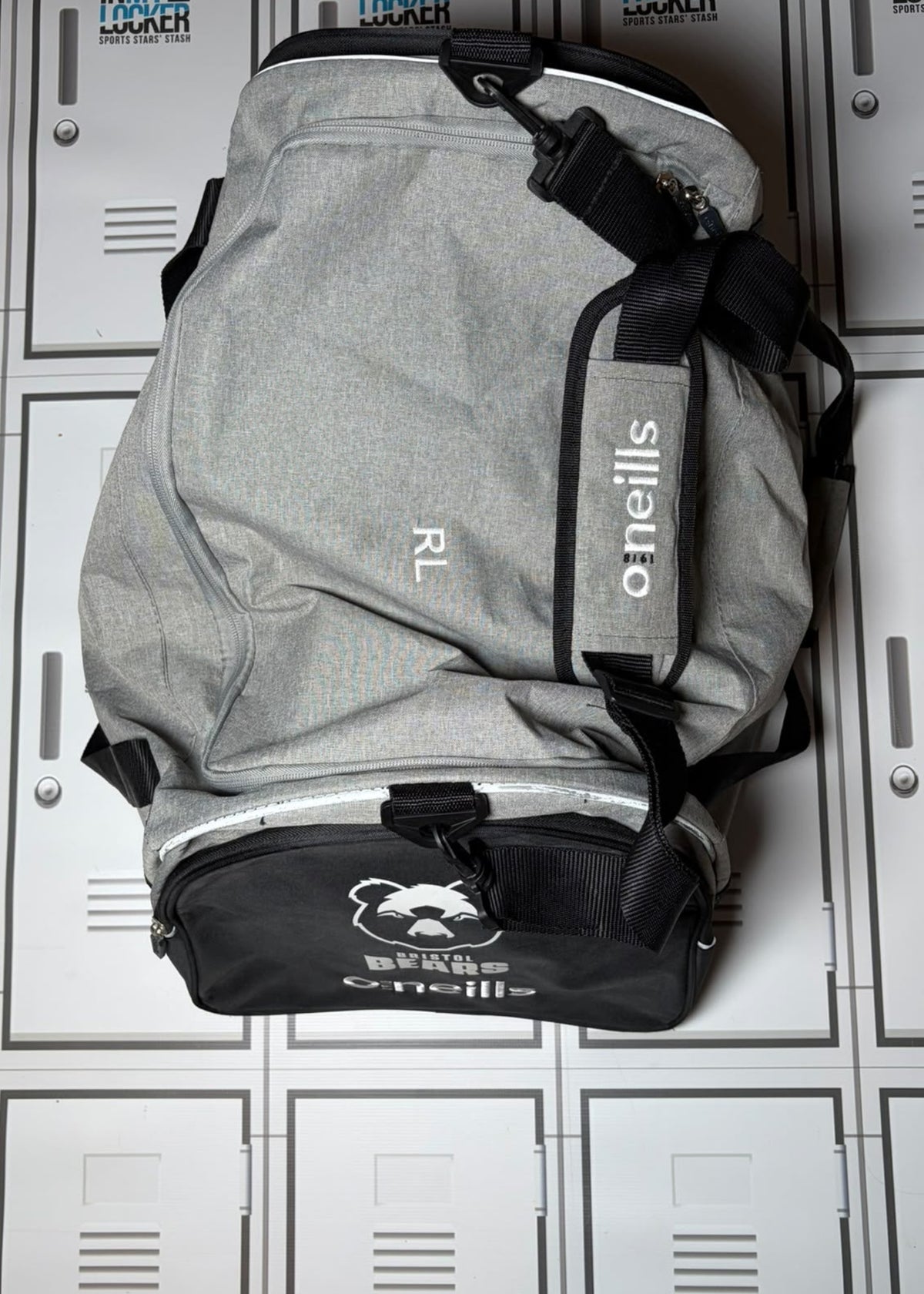 Rich Lane - Bristol Bears O’Neills Medium Holdall Initialled RL [Grey]