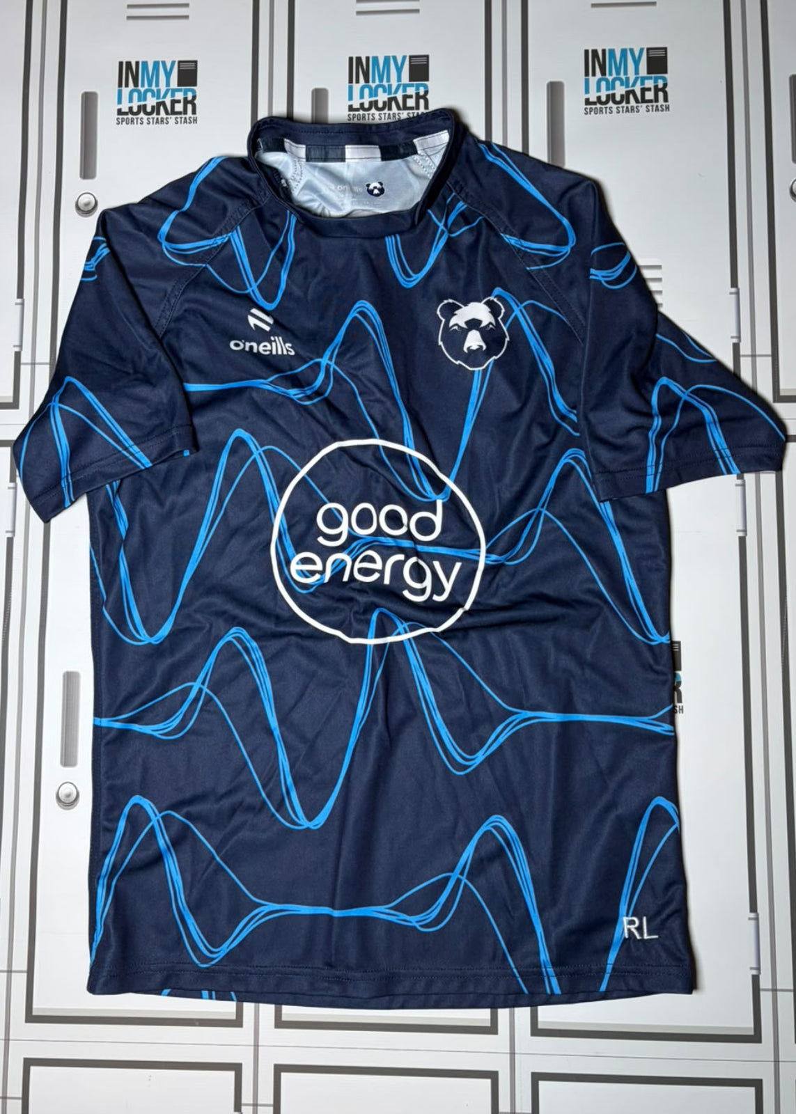 Rich Lane - Bristol Bears O’Neills Training Shirt Initialled RL [Navy and Blue]