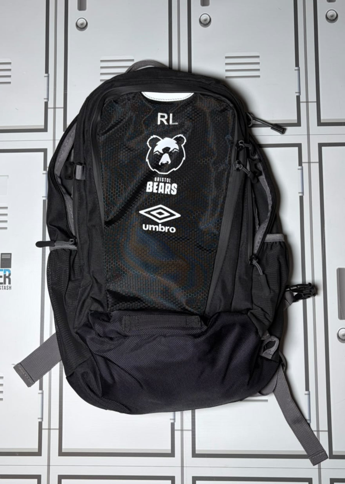 Rich Lane - Bristol Bears Umbro Rucksack Initialled RL [Black]