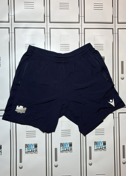 Robin Hislop - Edinburgh Rugby Gym Shorts Initialled RH [Navy]
