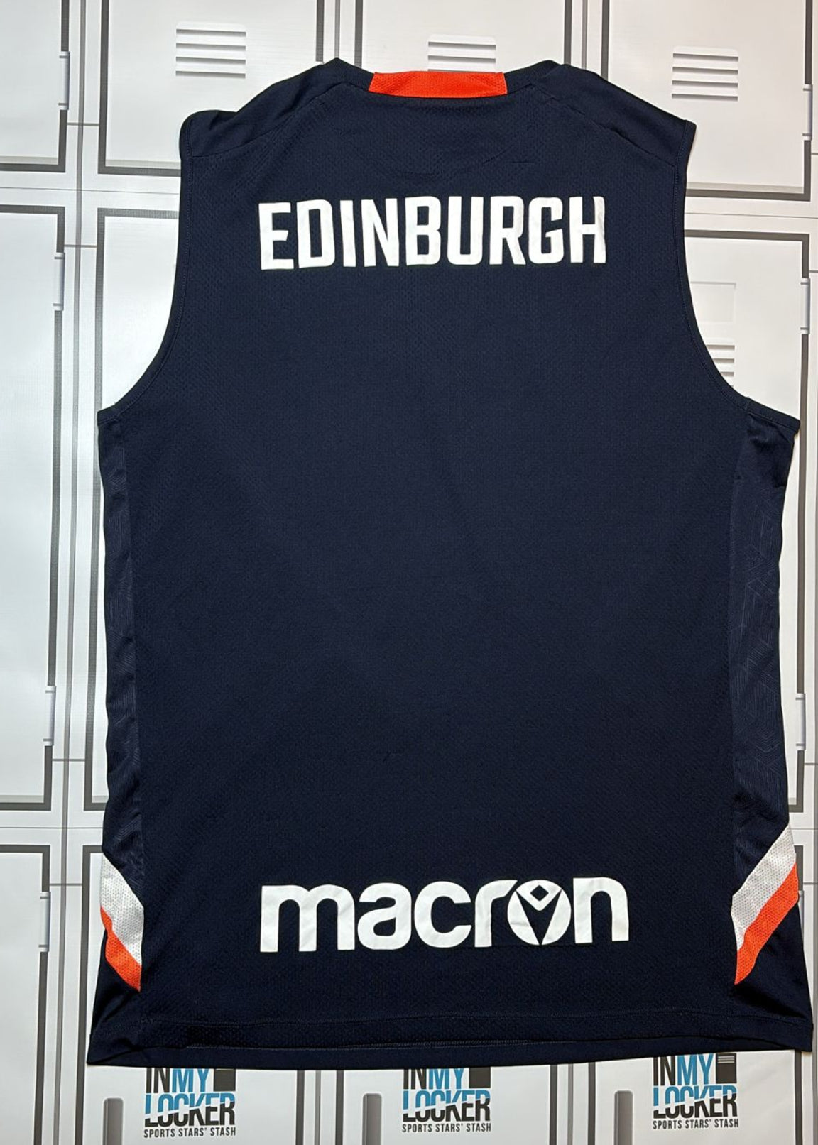 Robin Hislop - Edinburgh Rugby Macron Gym Vest [Navy]