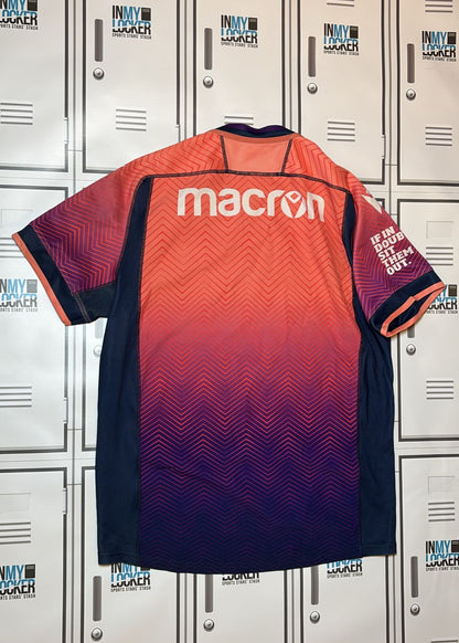 Robin Hislop - Edinburgh Rugby Macron Match Shirt  Initialled RH [Orange]