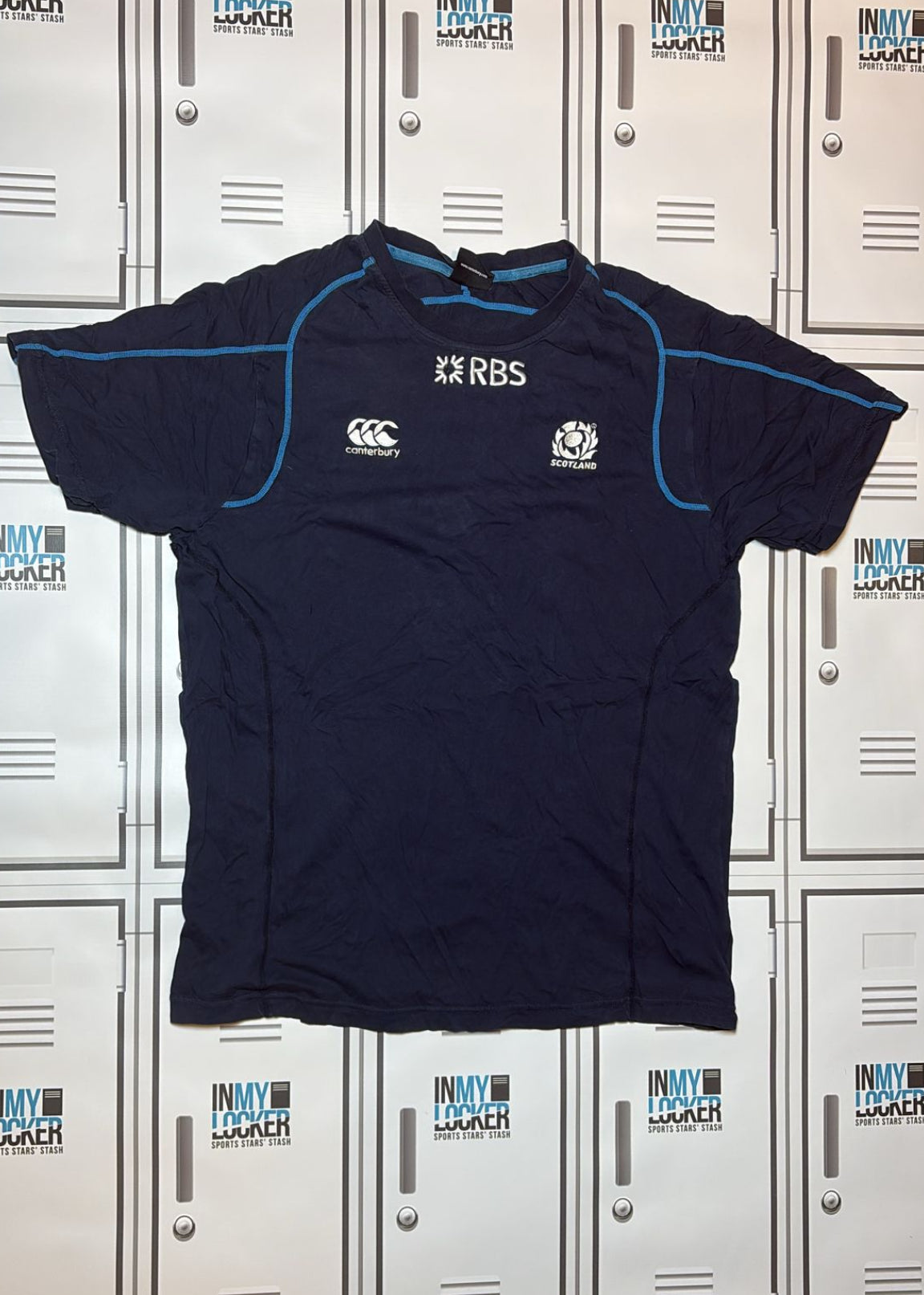 Robin Hislop - Scotland Rugby Canterbury Leisure T-Shirt [Navy]