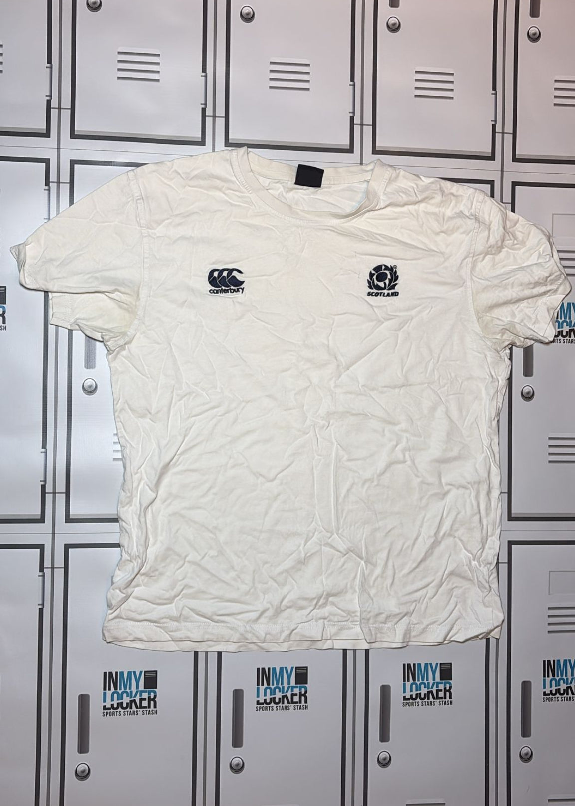 Robin Hislop - Scotland Rugby Canterbury Leisure T-Shirt [White]