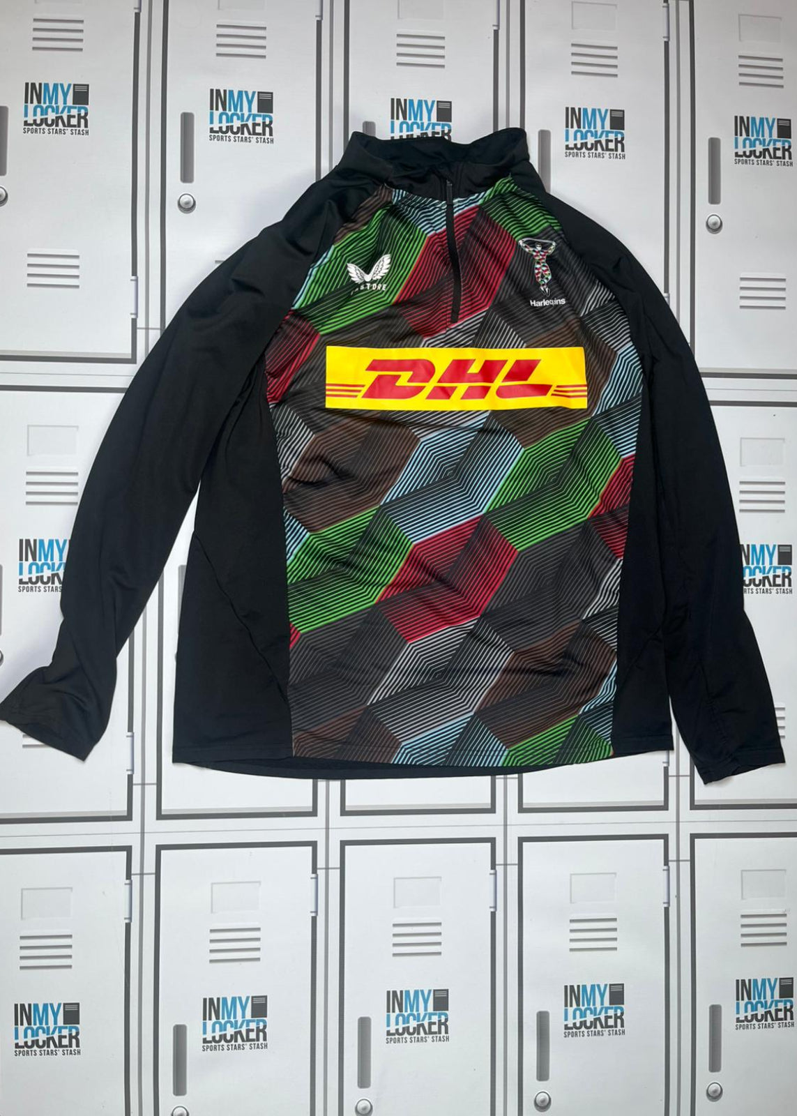 Ross Chisholm - Castore Harlequins 1/4 Zip Training Top [Black]