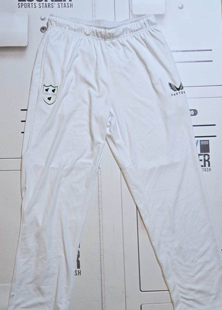Worcestershire County Cricket Club Castore Cricket Trousers [White]