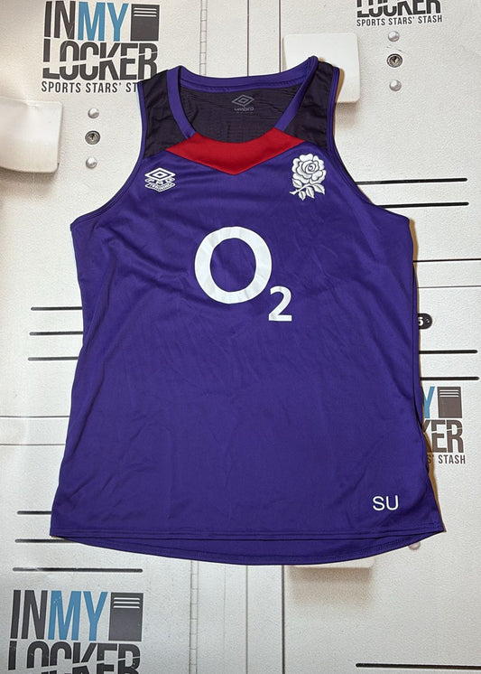 Sam Underhill - England Rugby Initialled Squad Gym Vest [Purple]