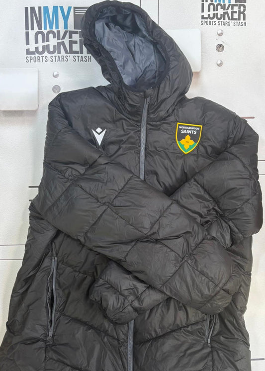 Alex Coles - Northampton Saints Padded Raincoat [Black]