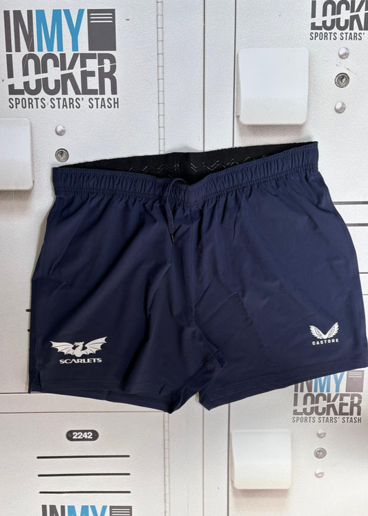 Henry Thomas - Scarlets Rugby Gym Shorts [Navy]