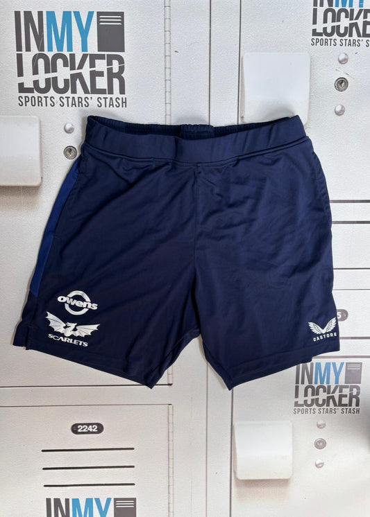 Henry Thomas - Scarlets Rugby Gym Shorts [Navy]