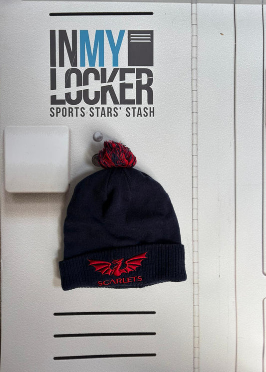 Henry Thomas - Scarlets Rugby Bobblehat [Navy]