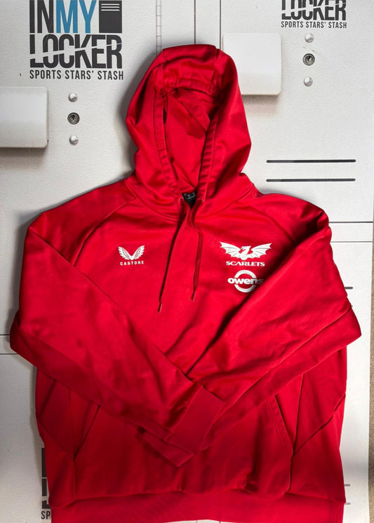 Henry Thomas - Scarlets Rugby Casual Hoodie [Red]
