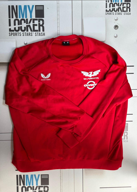 Henry Thomas - Scarlets Rugby Casual Jumper [Red]