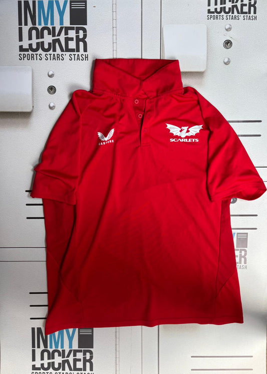 Henry Thomas - Scarlets Rugby Lightweight Polo Shirt [Red]