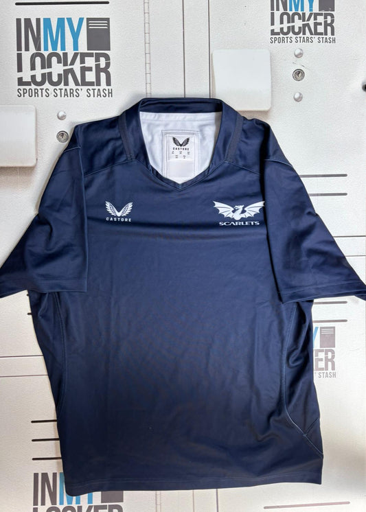 Henry Thomas - Scarlets Rugby Training Shirt [Navy]