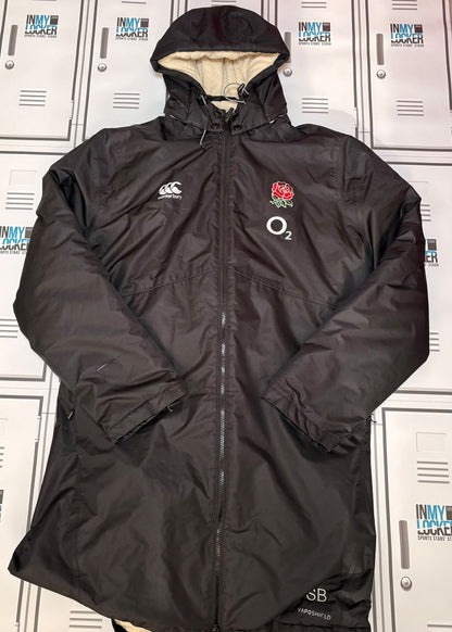 Steve Borthwick - England Rugby Canterbury Padded Coat Initialled SB [Black]