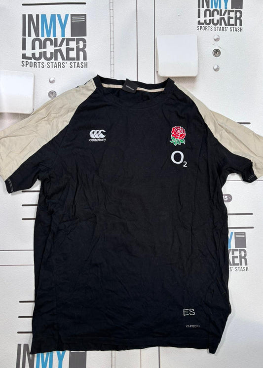 Elliott Stooke - England Rugby Casual T-Shirt [Black & Beige]