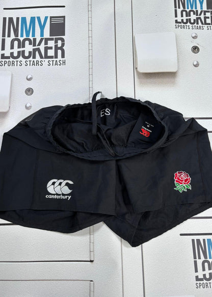 Elliott Stooke - Initialled England Rugby Training Shorts [Black]