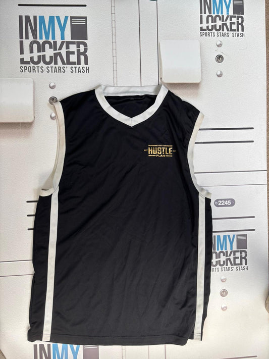 Tom Seabrook - Northampton Saints 'Hustle' Gym Vest [Black & Gold]