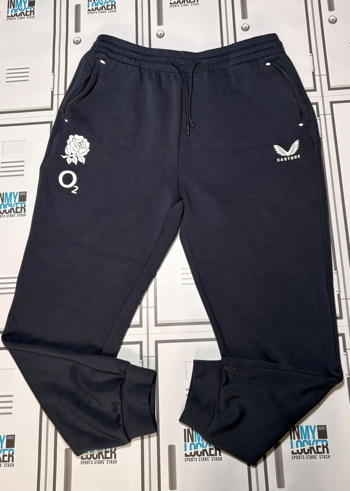 Theo Dan - England Rugby Castore Jogger Bottoms [Navy]