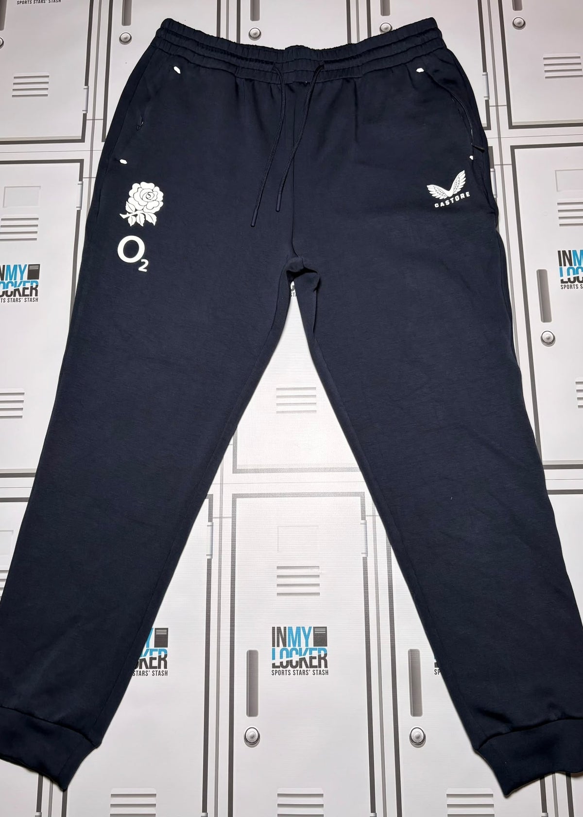 Theo Dan - England Rugby Castore Jogger Bottoms [Navy]