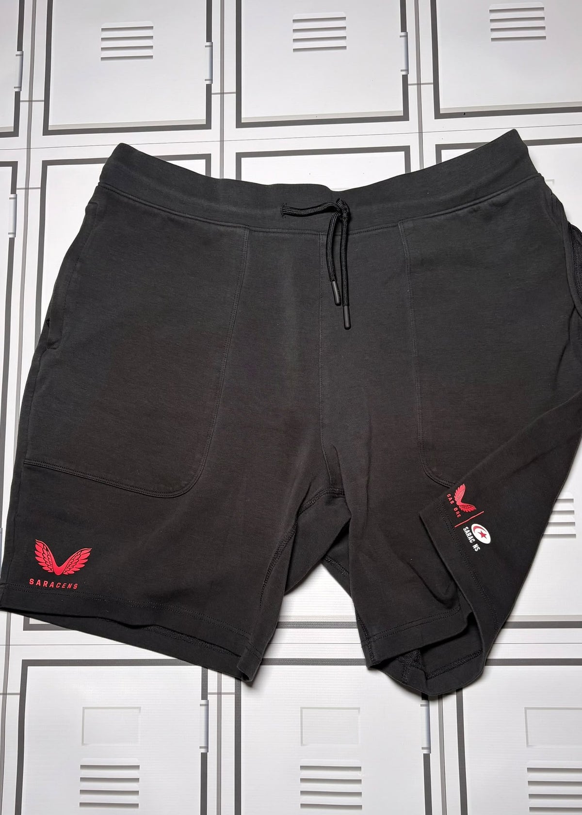 Theo Dan - Saracens Castore Leisure Shorts Numbered 40 [Black]