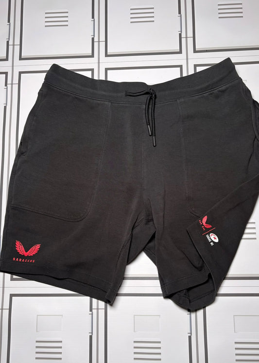 Theo Dan - Saracens Castore Leisure Shorts Numbered 40 [Black]