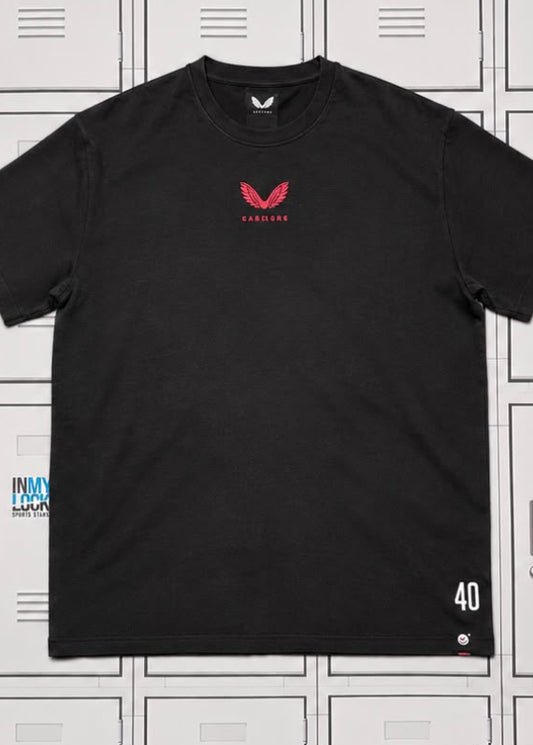 Theo Dan - Saracens Castore Leisure T-Shirt Numbered 40 [Black]