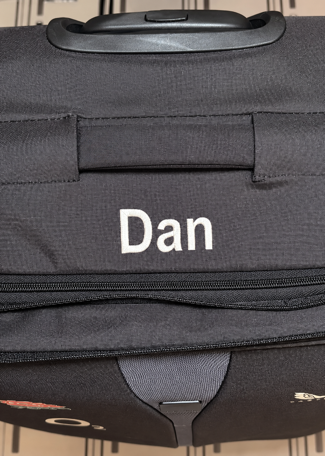 Theo Dan - England Rugby Castore Large Suitcase Named Dan [Black]