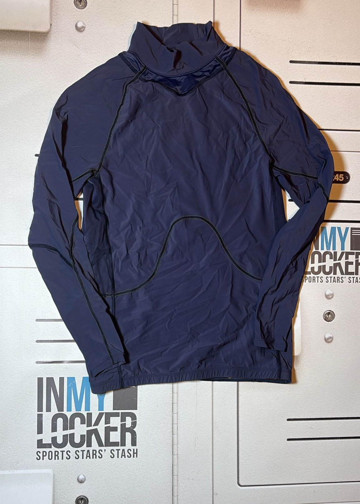 Tom Cruse Edinburgh Rugby Skins Long Sleeve Base Layer Top [Navy]