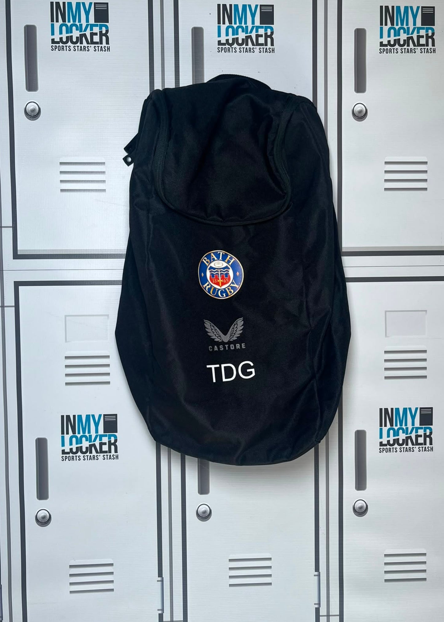 Tom de Glanville - Bath Rugby Castore Boot Bag Initialled TDG [Black]