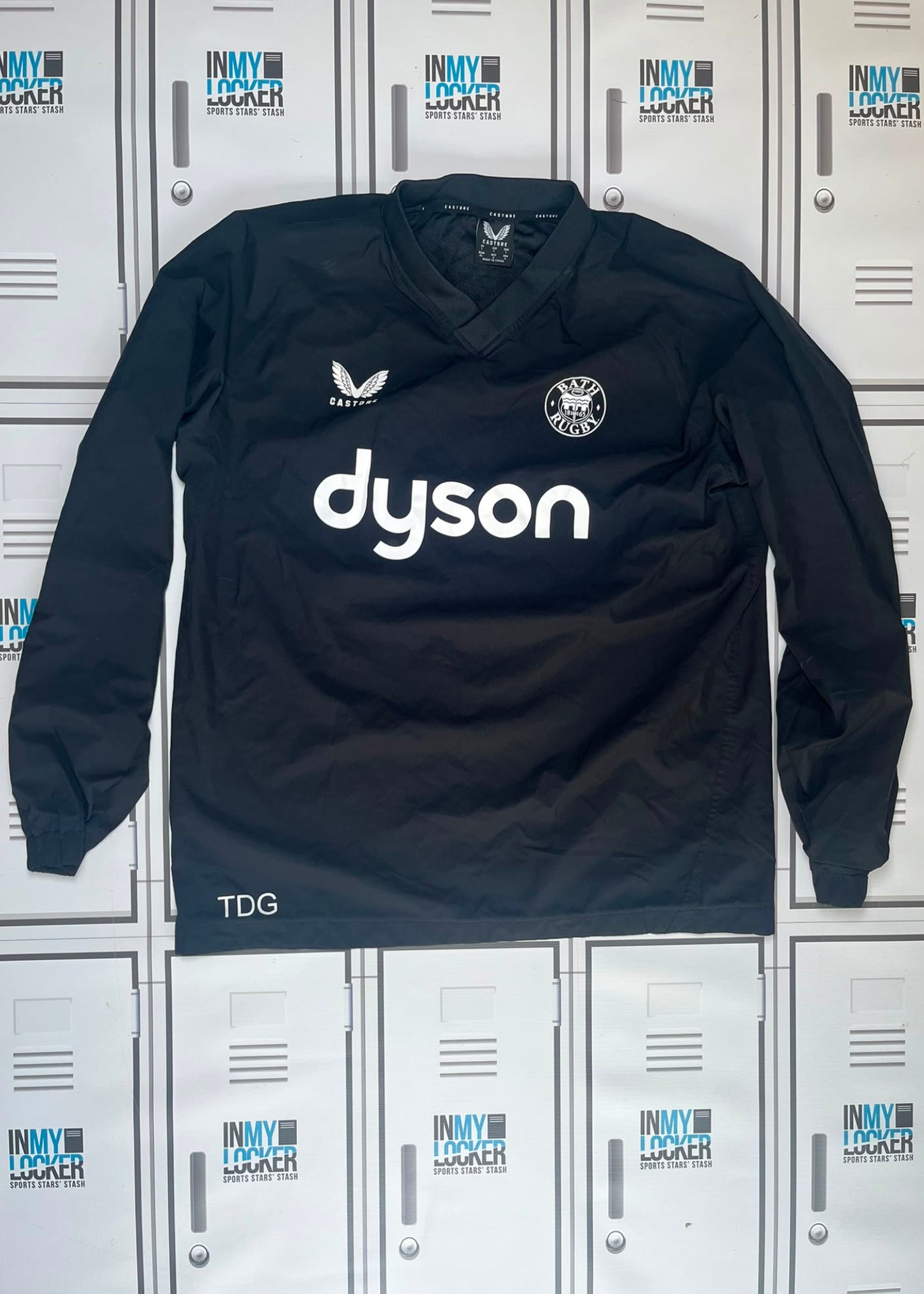Tom de Glanville - Bath Rugby Castore Contact Drill Top Initialled TDG [Black]