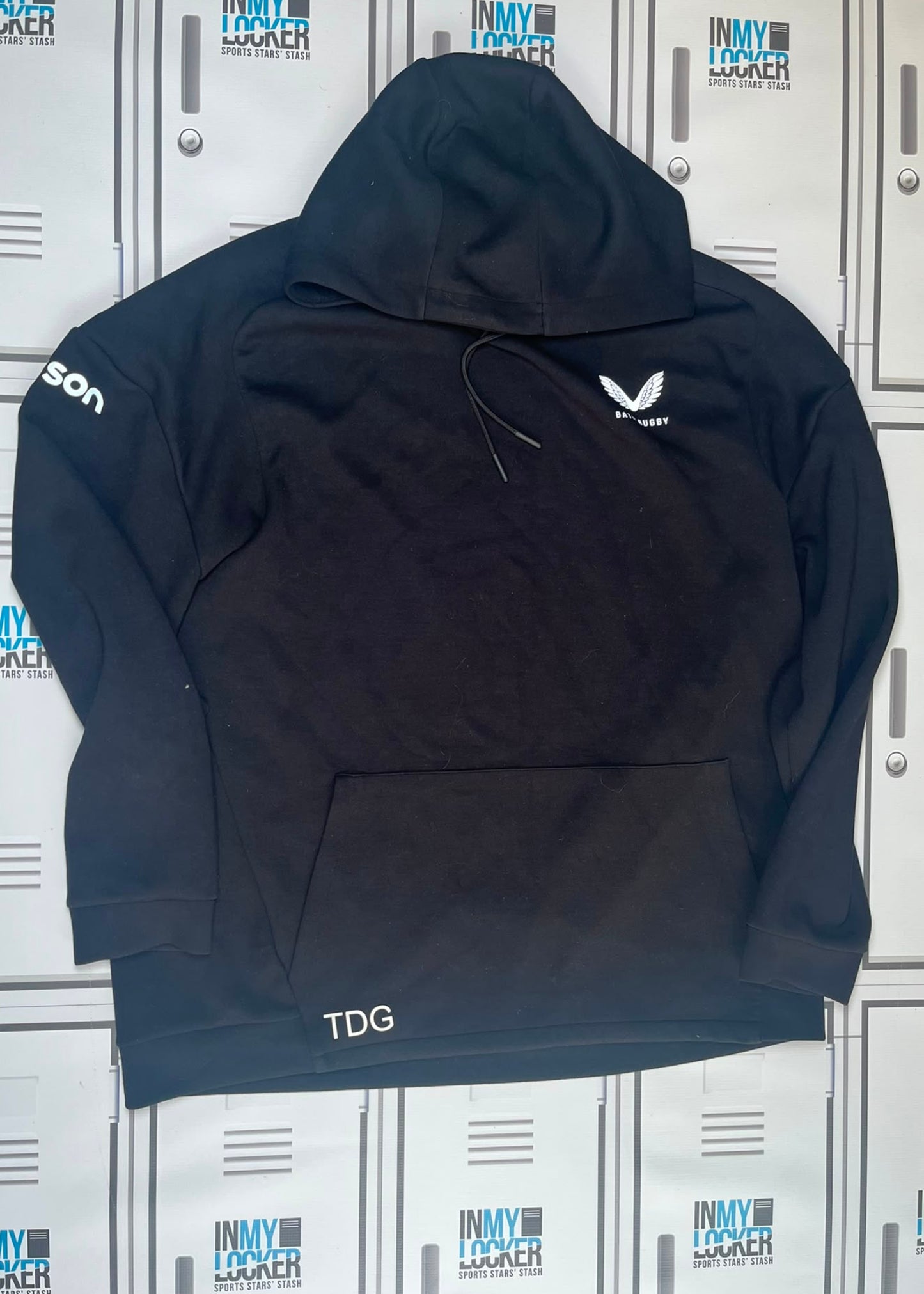 Tom de Glanville - Bath Rugby Castore Leisure Hoodie Initialled TDG [Black]