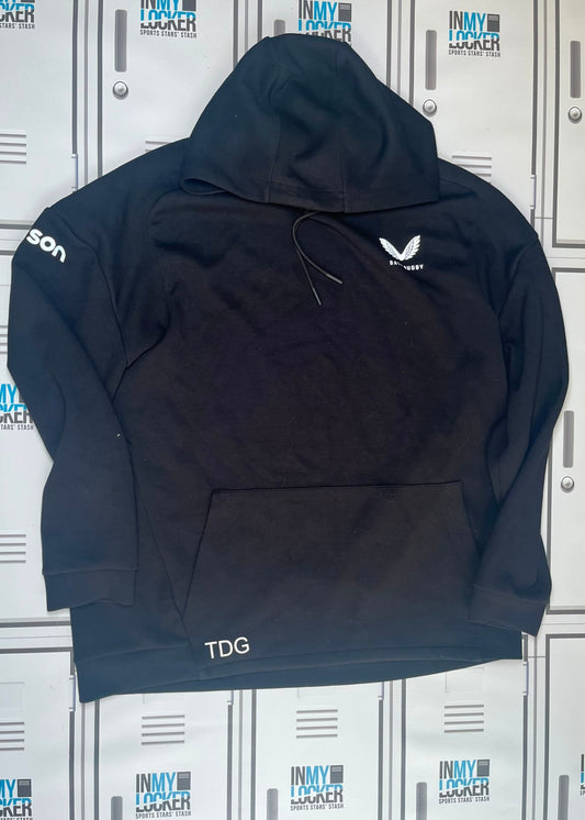 Tom de Glanville - Bath Rugby Castore Leisure Hoodie Initialled TDG [Black]