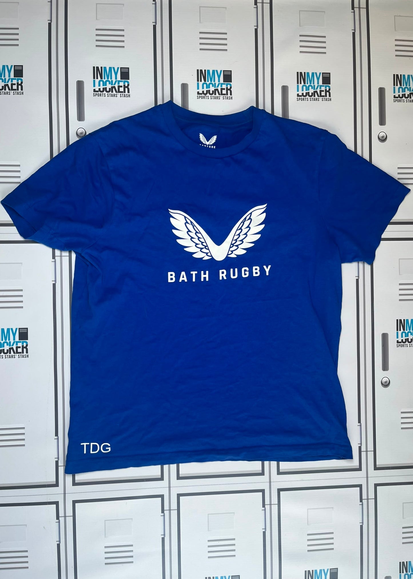 Tom de Glanville - Bath Rugby Castore Leisure T-Shirt Initialled TDG [Blue]