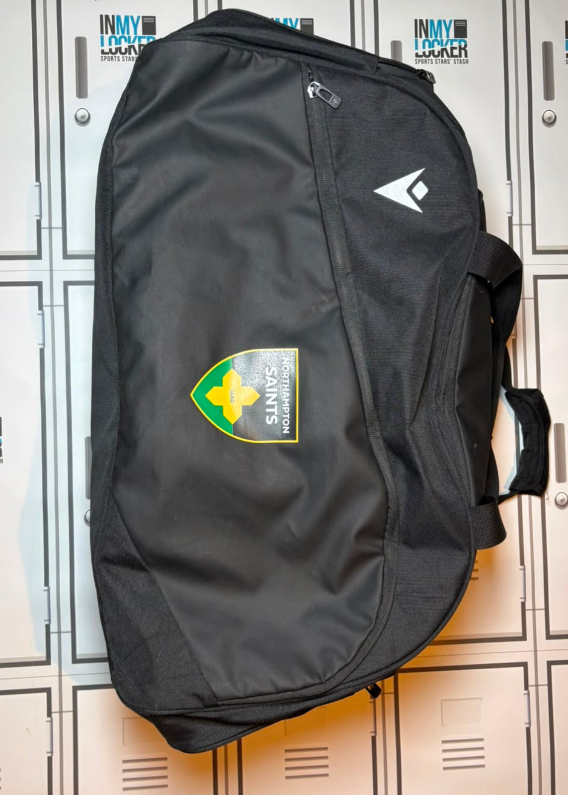 Tom James - Northampton Saints Macron Medium Holdall Initialled TJ [Black]