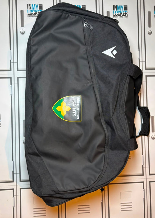 Tom James - Northampton Saints Macron Medium Holdall Initialled TJ [Black]