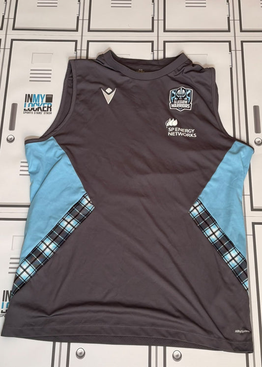 Tom Jordan - Macron Glasgow Warriors Gym Vest [Grey]