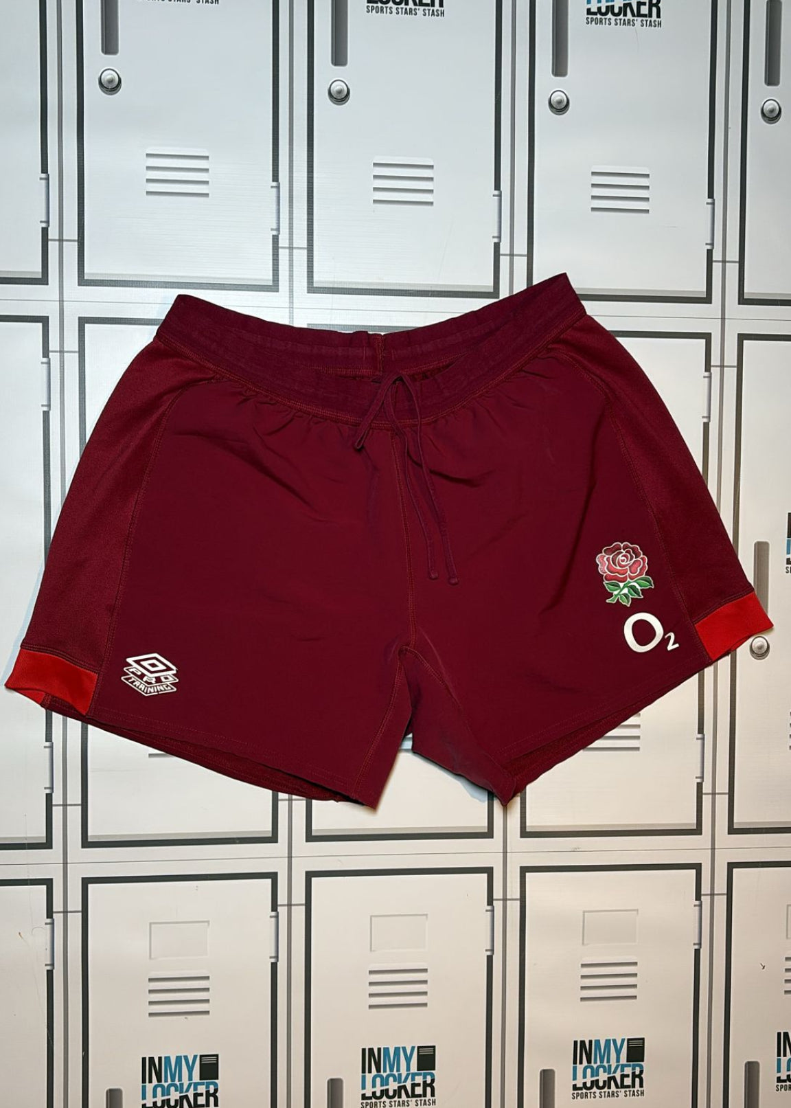 Tom Willis - England Rugby Umbro Contact Drill Shorts [Red]
