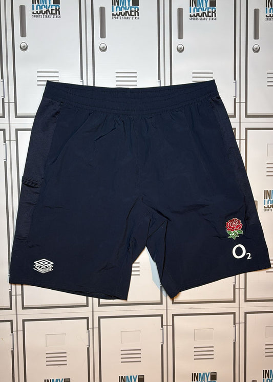 Tom Willis - England Rugby Umbro Gym Shorts [Navy]