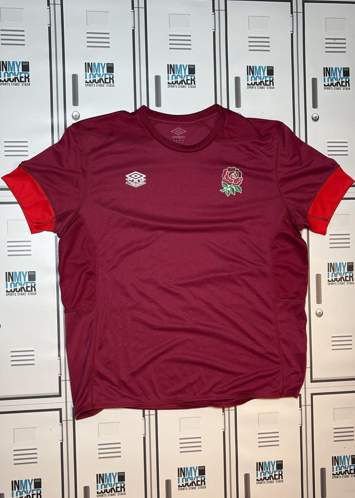 Tom Willis - England Rugby Umbro Gym T-Shirt [Red]